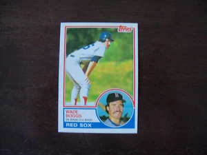 Tarjeta de novato 1983 Topps Baseball Wade Boggs # 498 casi nueva - Imagen 1 de 2