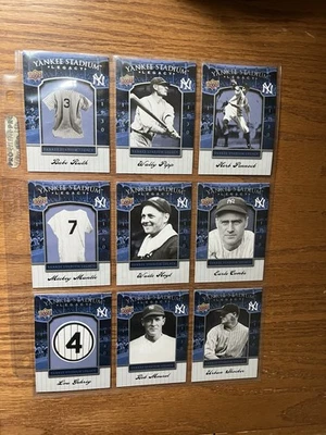 Juego completo de cartas 2008 Upper Deck "Yankee Stadium Legacy" 1-99 Foto 1 de 4