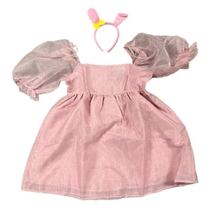 Forever 21 My Melody Adult Costume Headband & Dress Sz S/M NEW - Picture 1 of 12
