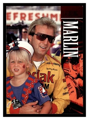 1995 Press Pass Sterling Marlin #18 Morgan-McClure Motorsports - Image 1 of 2
