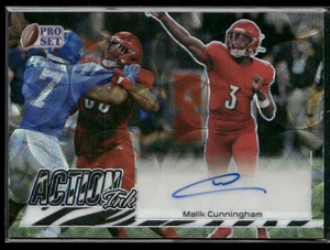 Malik Cunningham Auto Kaleid. Snakeskin SN,AU 2022 Pro Set Metal Louisville - Picture 1 of 2