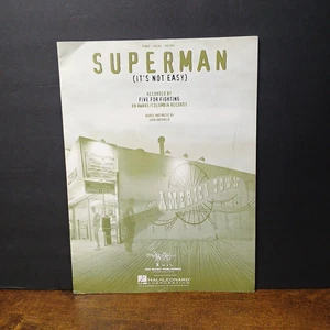 Superman (It's Not Easy) von Five for Fighting - Klavier / Gesang / Gitarre - Bild 1 von 3