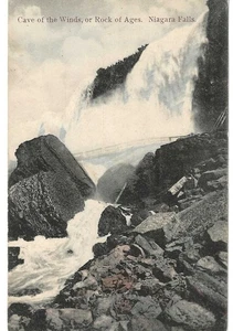 Cave of the Winds or Rock of Ages, Niagara Falls 1907 posted card - Picture 1 of 2
