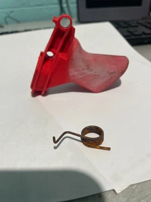 Homelite Zip Start Trimmer Model UT20707 THROTTLE TRIGGER AND SPRING - Image 1 of 4