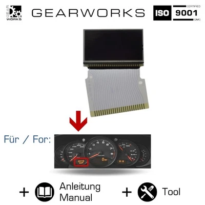 Pantalla velocímetro para PORSCHE 996 Boxster 986 cuadro de instrumentos ordenador de a bordo IZQUIERDA Foto 1 de 4