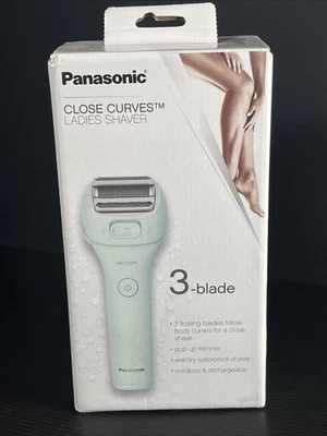 Panasonic Close Curves Electric Razor for Women, 3-Blade Wet/Dry Shaver NEW - Image 1 of 4