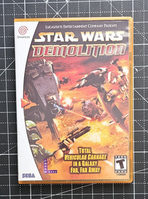Dreamcast Star Wars Demolition Custom Case - NO Game or Manual