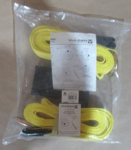 VULCAN TH040-RS-K2 AROUND THE TIRE CAR TIE DOWN STRAP - Picture 1 of 8