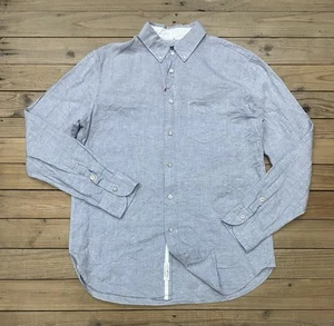 Camisa Rag & Bone New York Talla L Para Hombre Gris Botón - Imagen 1 de 10