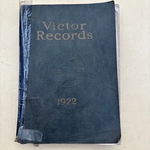 Antique Book Victor Records 1922 - Picture 1 of 6