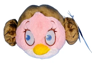 Star Wars Angry Birds Princesa Leia 5 Pulgadas Peluche Rosa Niña Pájaro Relleno 2012 NUEVO - Imagen 1 de 6
