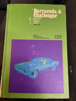 Guía de reparación y puesta a punto de Chilton para Barracuda y Challenger 1965-1972 Foto 1 de 4