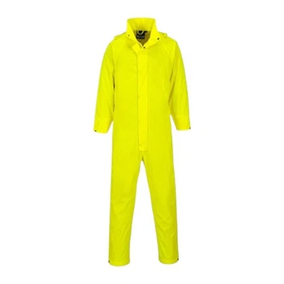 Portwest S452 Sealtex Waterproof Coverall Boiler Suit Hi Vis Yellow Size XL