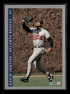 1992 Fleer David Justice #367 Atlanta Braves - Picture 1 of 2