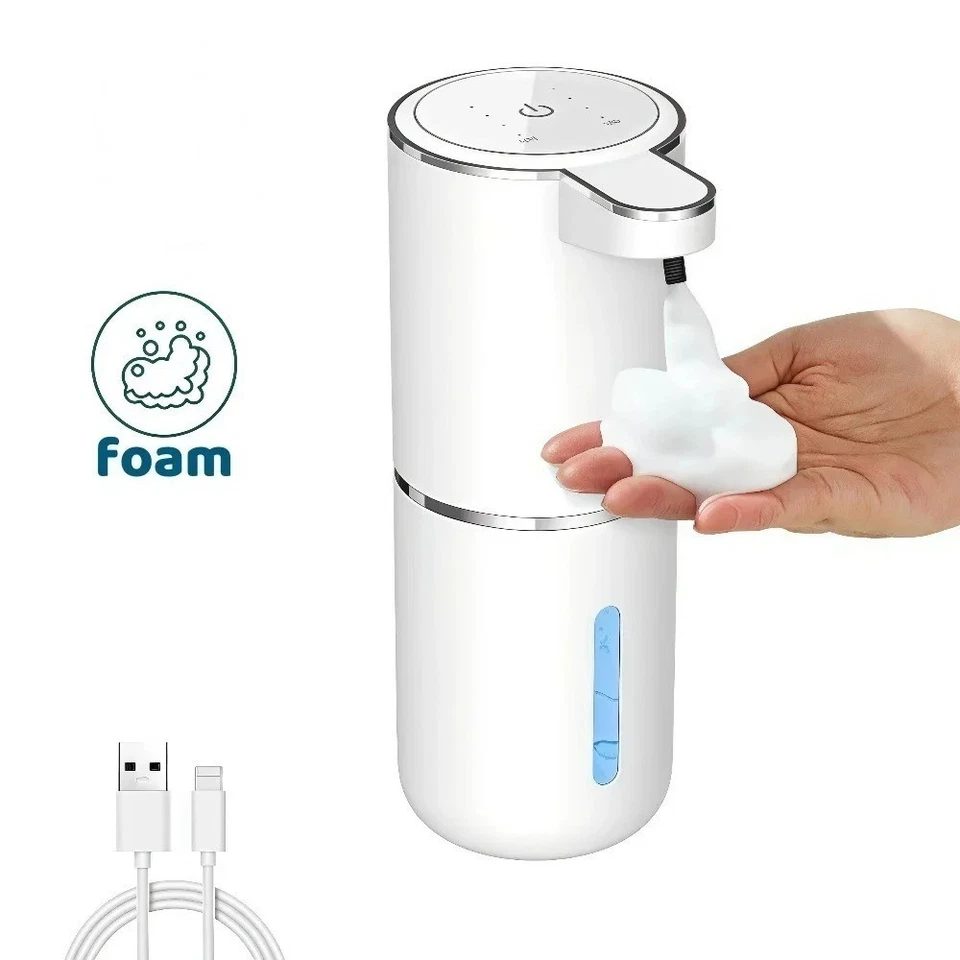 Distributeur automatique de savon en mousse,  rechargeable par USB avec capteur  - Photo 1/4