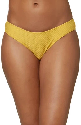 Parte inferior de bikini O'Neill L110159 Mimosa Matira textura sólidos de agua salada talla S Foto 1 de 4