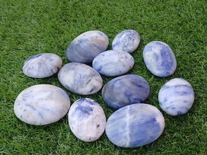 Afghanite Carved Gemstone Oval Palm stone (C2) - Picture 1 of 4