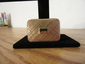 Vintage NAPIER Gold Tone Metal Pill Box - Picture 1 of 19
