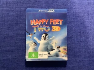 Happy Feet Two (3D + 2D Blu-Ray) + Lenticular Cover - Like New Kids Family - Picture 1 of 2