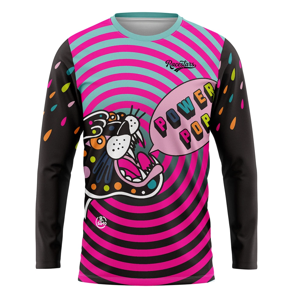 Enduro MTB Long Sleeve Motocross Shirt Dirt Bike Downhill Mountain Off-Road MX - Image 1 of 4