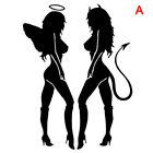 Reflective Angel And Devil Stickers Sexy Car Stickers Car Beauty Stickers