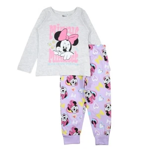 Girls' Pajamas. Minnie, Paw Patrol. Gray & Purple. 2 To 8 Years. - Picture 1 of 6