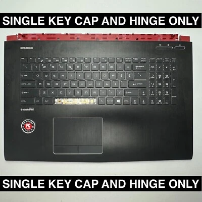 ✅ SINGLE KEY CAP & PLASTIC HINGE CLIP MSI GE62 GE62VR GE72 GE72VR GF62 GF62VR - Image 1 of 4