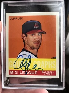2007 signed Upper Deck Goudey Graphs Cliff Lee On Card Certified - Picture 1 of 6