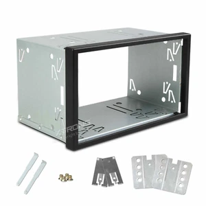 Double 2 DIN Mounting Sleeve/Basket Trim Ring Removal Keys for Car DVD Players - Picture 1 of 3