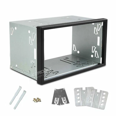 Double 2 DIN Mounting Sleeve/Basket Trim Ring Removal Keys for Car DVD Players - Image 1 of 3