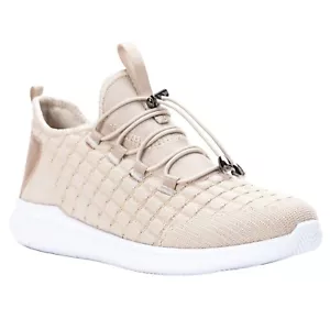 Propet WAA132M TravelBound Damen CREME Metallic Mesh Slipper Sneaker 7 N - Bild 1 von 4
