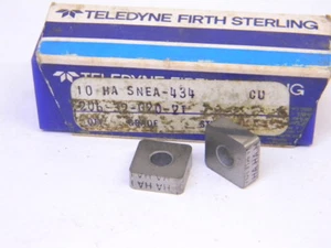 New Surplus 10pcs. Teledyne SNEA 434 Grade: HA Carbide Inserts - Picture 1 of 1