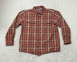 Carhartt Herren Größe XL entspannte Passform Langarm geknöpft mehrfarbig kariert Shirt - Bild 1 von 9