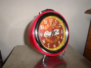 Reloj despertador vintage retro de metal Coca-Cola Berger (cuarzo) - Imagen 1 de 5