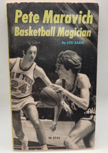Pete Maravich Basketball Magician book Lou Sabin paperback pistol nba 1973 pb - Picture 1 of 4
