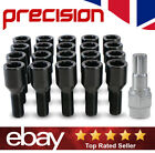 20 x Slim Fit Tuner Black Wheel Bolts for Infiniti Q50 For Aftermarket alloys