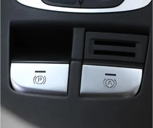 Car Handbrake Shift Panel Button Cover Trim Sticker for Audi A3 8V 2013-2019 - Foto 1 di 12