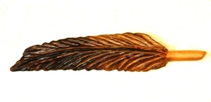 Chainsaw Carving Eagle Feather Wood Carved Birds Wall Art Native American Cedar - Picture 1 of 8