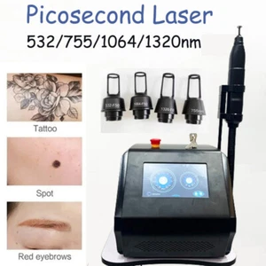 ND Yag Q-Switch picosecond Laser Machine for Carbon facial Peel Tattoo Removal - Picture 1 of 9