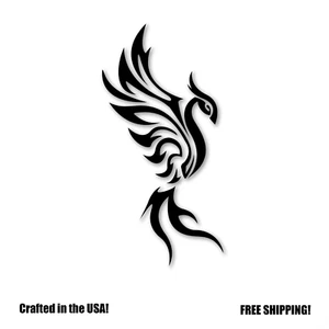 Tribal Phoenix Vinyl Decal Sticker - Car Window Truck Laptop Mug Tumbler Fantasy - Picture 1 of 2