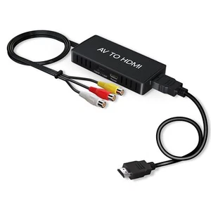 RCA to HDMI Converter AV to HDMI Converter 1080P Mini Composite to HDMI Adapt... - Picture 1 of 7