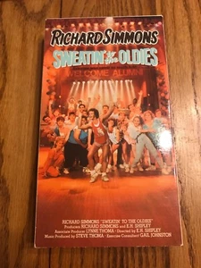 ORIGINAL 1988 RICHARD SIMMINS "SWEATIN' TO THE OLDIES" VHS TAPE Ships N 24h - Picture 1 of 4
