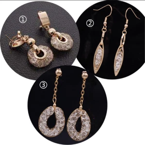 Mode Ohrringe Ohrstecker Hänger Damen Schmuck Set Black Friday - Bild 1 von 20
