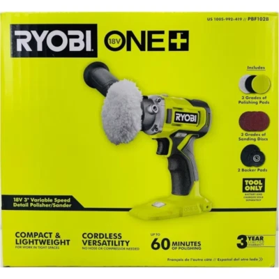 RYOBI One PBF102B - ONE 18V Cordless 3 in. Variable Speed Detail Polisher/Sander - Image 1 of 4
