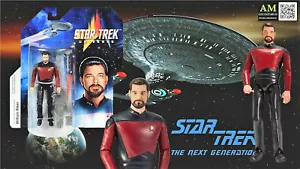 STAR TREK THE NEXT GENERATION - COMMANDER RIKER - ACTION FIGUR PLAYMATES - Picture 1 of 4