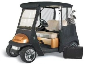 Cubierta de gabinete de carro de golf para 2 personas manejable personalizada para Yamaha Drive - negra - Imagen 1 de 6