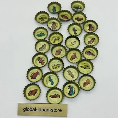 Supercar Japanese Coca Cola Bottle Cap Vintage Retro Crown 26psc - Image 1 of 4