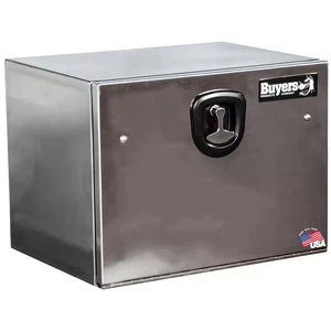 18 In. X 18 In. X 24 In. Stainless Steel Underbody Truck Tool Box with Stainless - Picture 1 of 5