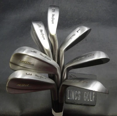 Set of 7 x MacGregor MGX MR-55CF Irons 3-9 Regular Graphite Shafts G/Pride Grips - Image 1 of 4