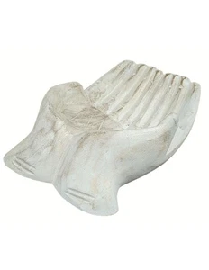 Sculpture Mains en bois. Vide-poche / présentoir à - Foto 1 di 4